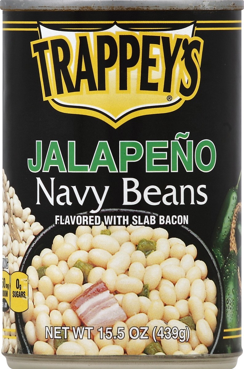 slide 2 of 2, Trappey's Trap Jalapno Navy Beans, 15.50 ct