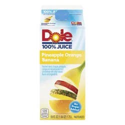 Dole 100% Juice Flavored Blend Of Juices Pineapple Orange Banana 59 Fl Oz