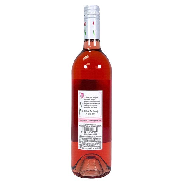 slide 3 of 5, Sweet Tulip Pink Moscato, 750ML, 750 ml