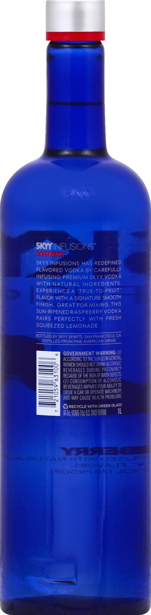 slide 4 of 6, Skyy Vodka 1 lt, 1 liter