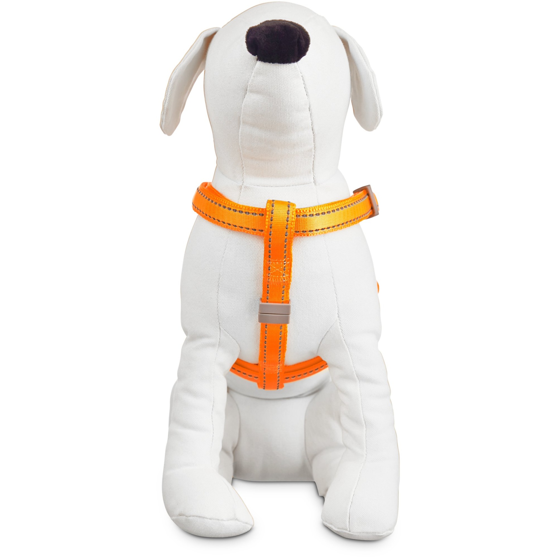 slide 1 of 1, Good2Go Reflective Adjustable Padded Dog Harness in Orange, MED