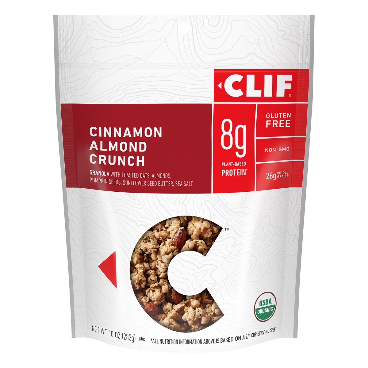 slide 1 of 9, CLIF Cinnamon Almond Energy Granola, 10 oz