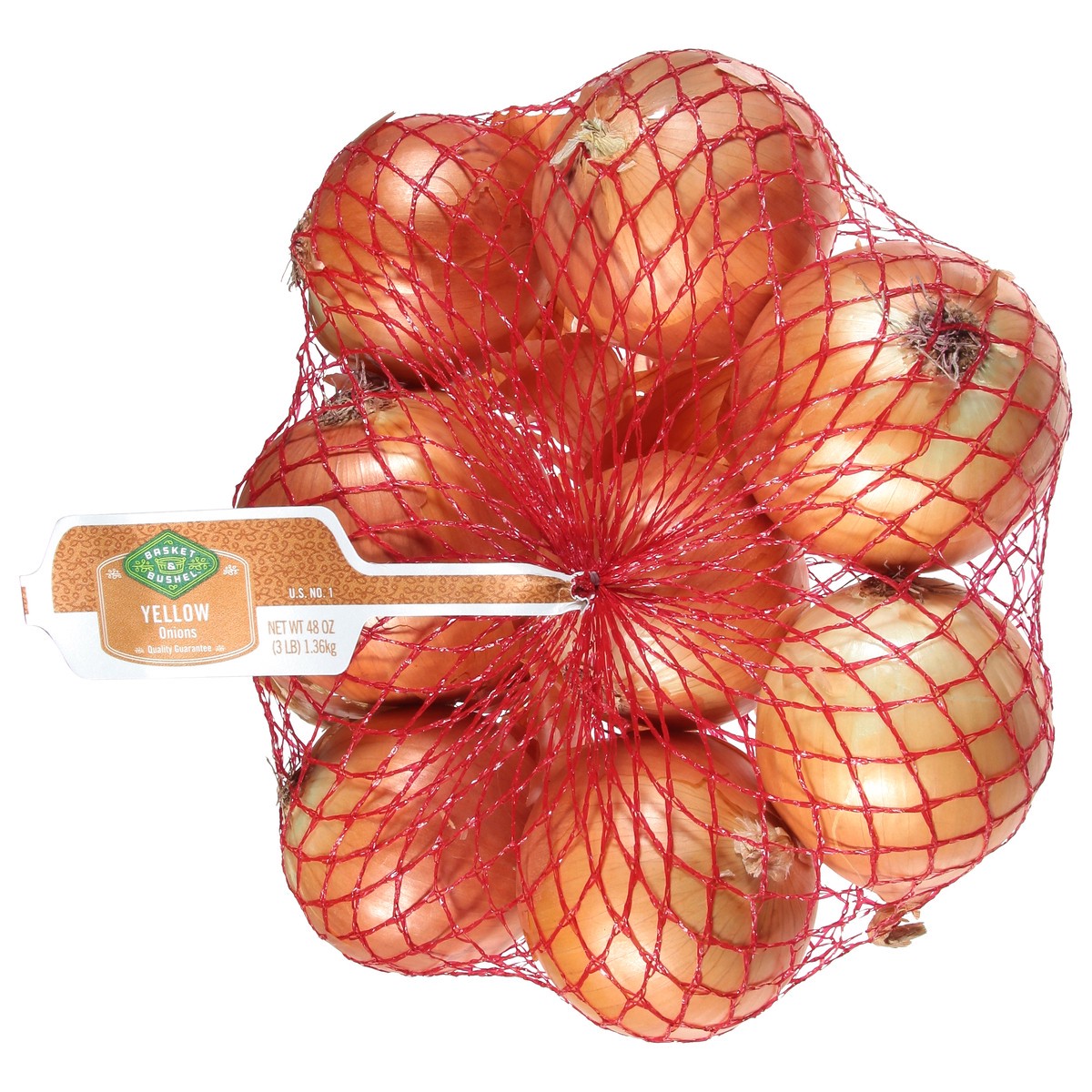 slide 4 of 4, Basket & Bushel Yellow Onions 48 oz, 48 oz