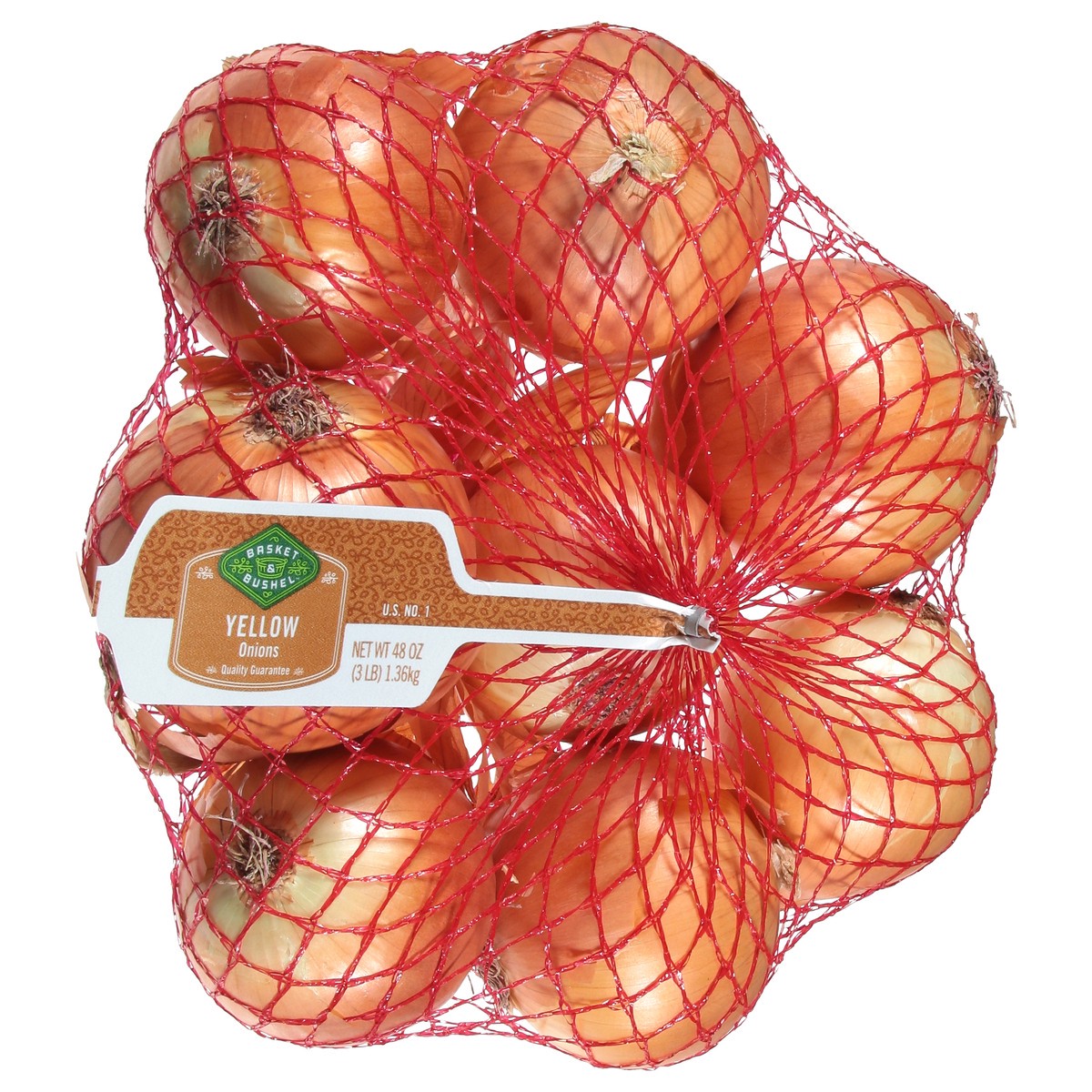 slide 2 of 4, Basket & Bushel Yellow Onions 48 oz, 48 oz