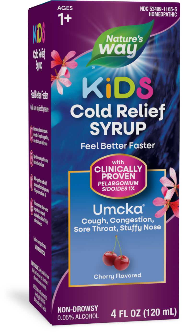 slide 1 of 4, Nature's Way Umcka Kids Cold Relief Syrup, 4 fl oz