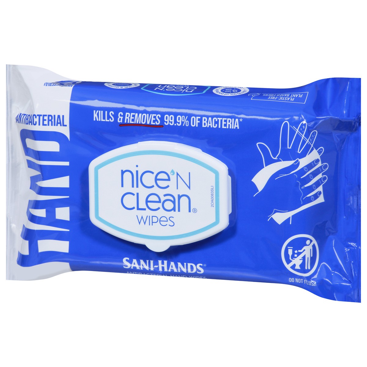 slide 5 of 9, Nice 'n Clean Sani-Hands Antibacterial Hand Wipes 90 ea, 90 ct