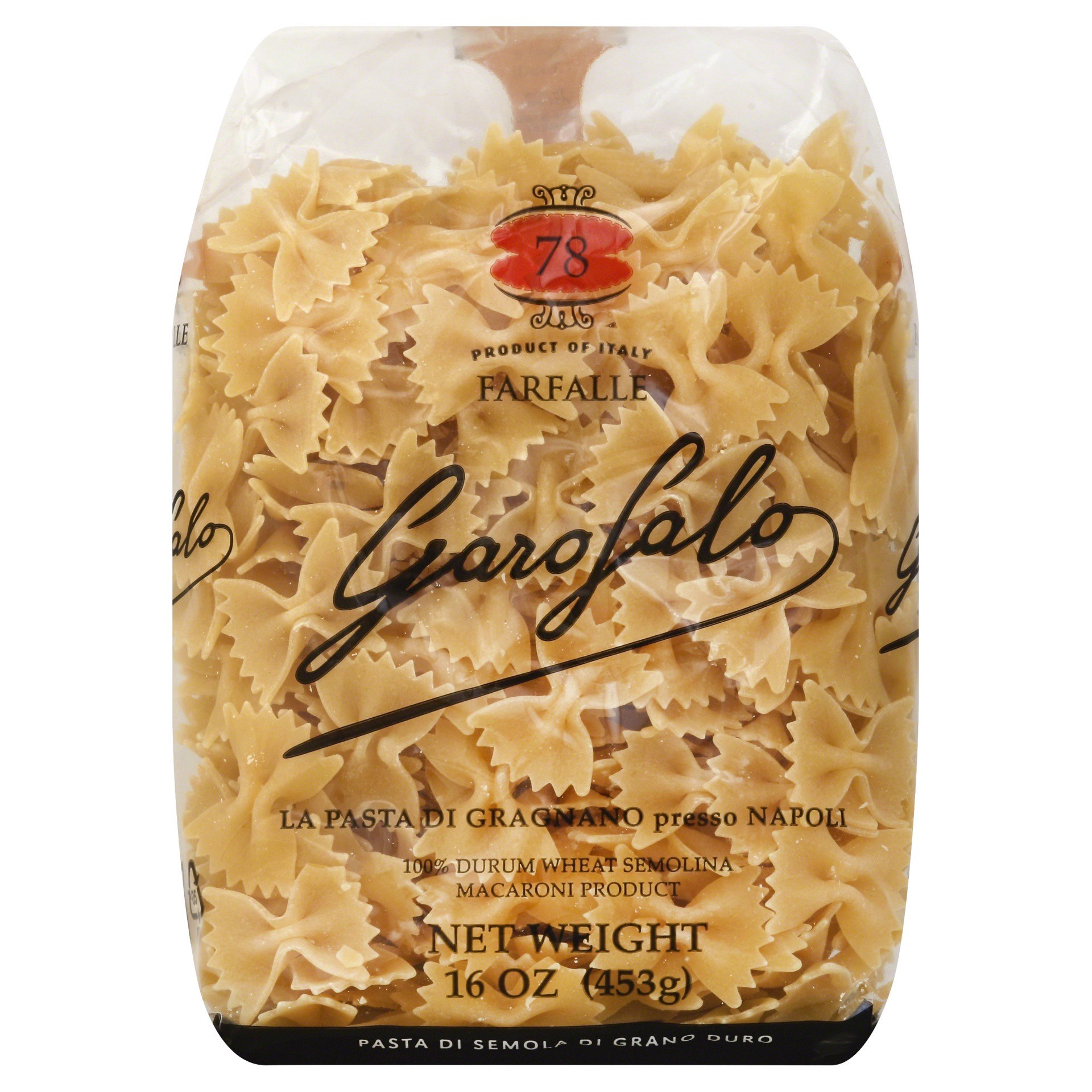 slide 1 of 1, Garofalo Farfalle 16 oz, 16 oz