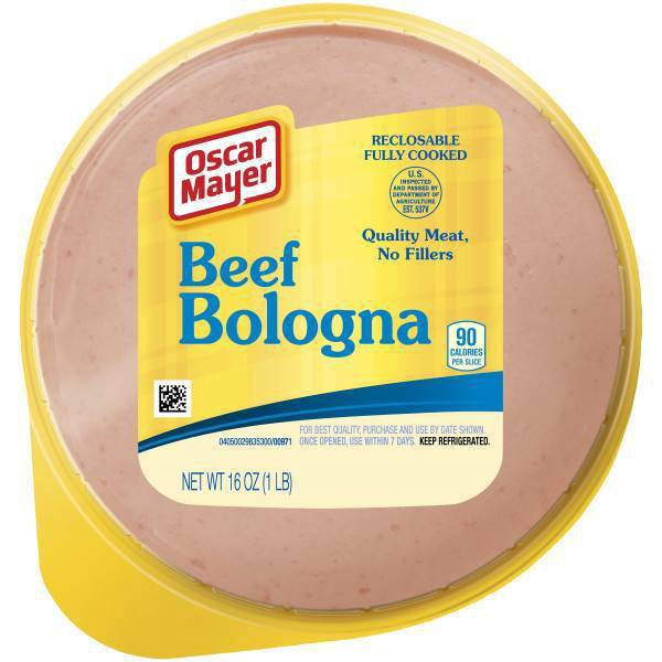 slide 1 of 9, Oscar Mayer Beef Bologna Sliced Lunch Meat - 16oz, 16 oz