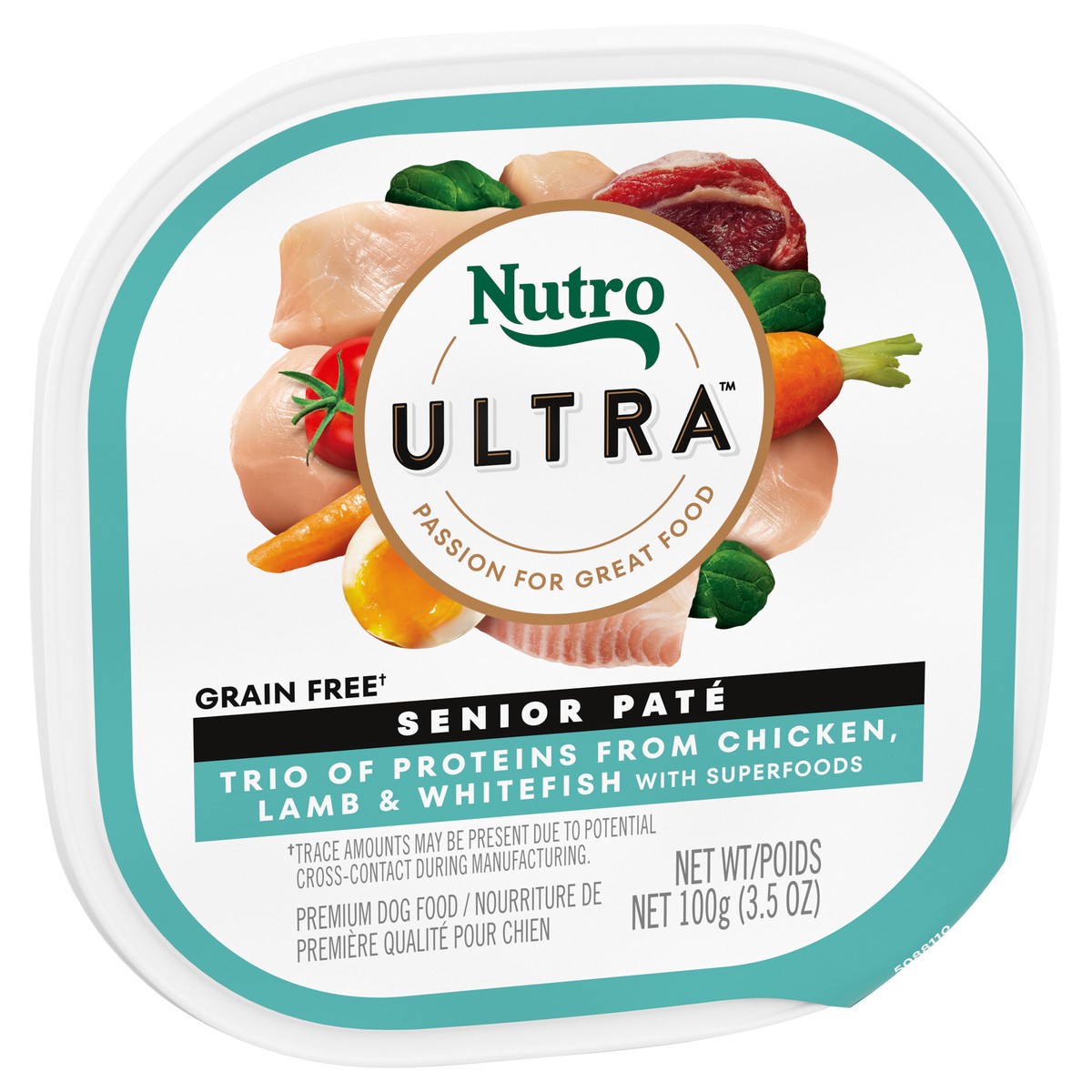 slide 12 of 15, Nutro Ultra Senior Pate Premium Dog Food 3.5 oz, 3.5 Oz