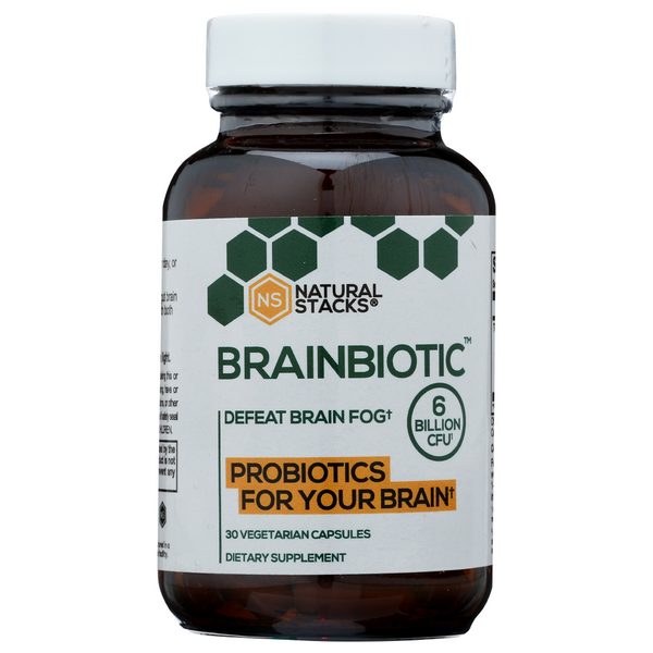 slide 1 of 1, Natural Stacks Brainbiotic, 30 ct