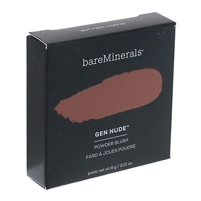 slide 1 of 1, bareMinerals Gen Nude Powder Blush But First, Coffee, 1 ct