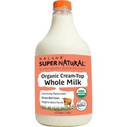 Kalona Super Natural Organic Whole Milk - 1/2 gal