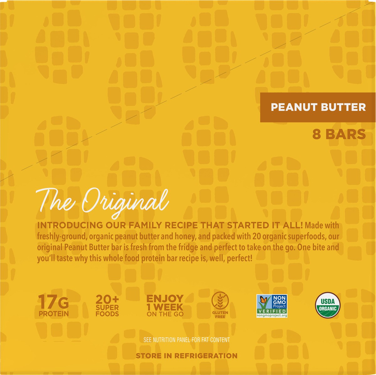 slide 7 of 9, Perfect Bar Original Refrigerated Protein Bar, Peanut Butter, 2.5 Ounce Bar, 8 Count, 20 oz