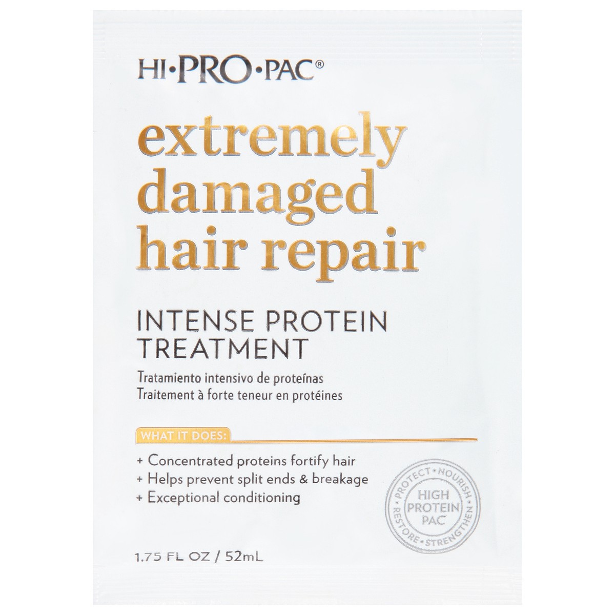 slide 1 of 9, Hi-Pro-Pac Extremely Damaged Hair Repair Intense Protein Treatment 1.75 fl oz, 1.75 oz