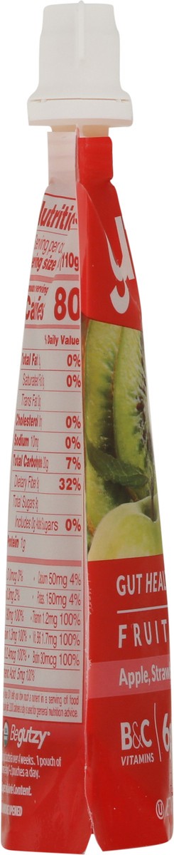 slide 2 of 9, Gutzy Organic Apple Strawberry Kiwi Kale Prebiotic Gut Health Snack 3.9 oz, 3.9 oz