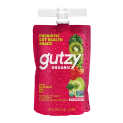 Gutzy Organic Apple Strawberry Kiwi Kale Prebiotic Gut Health Snack 3.9 oz