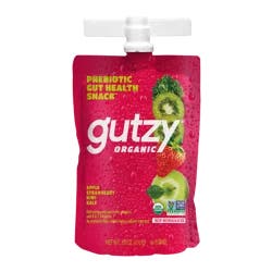 Gutzy Organic Apple Strawberry Kiwi Kale Prebiotic Gut Health Snack 3.9 oz