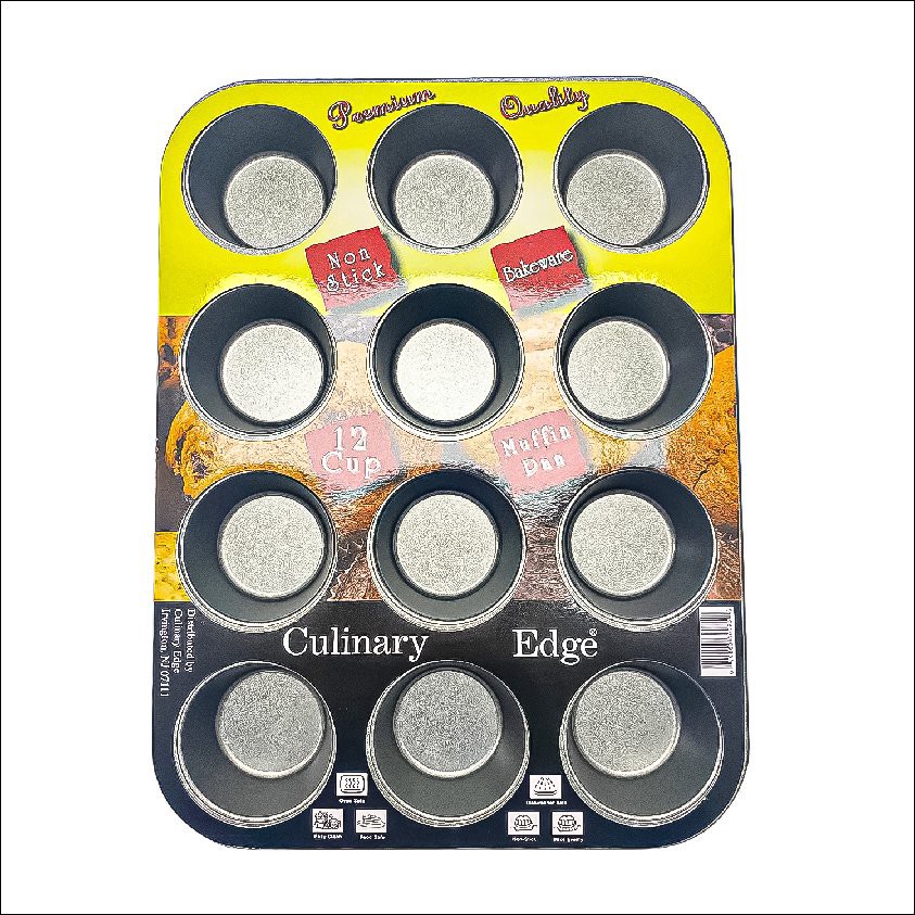slide 1 of 1, Culinary Edge Ce 12Cp Nonstk Muffn Pan, 1 ct