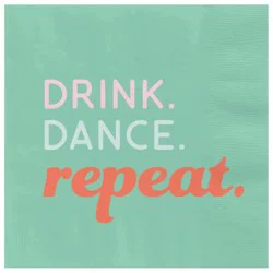 Hallmark Cocktail Napkins ("Drink, Dance, Repeat")