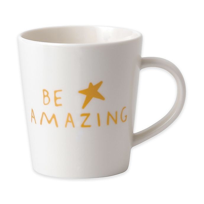 slide 1 of 1, ED Ellen DeGeneres by Royal Doulton Be Amazing Mug - Gold, 1 ct