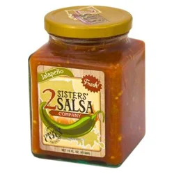 2 Sisters' Salsa Premium Jalapeno Salsa 16 fl oz