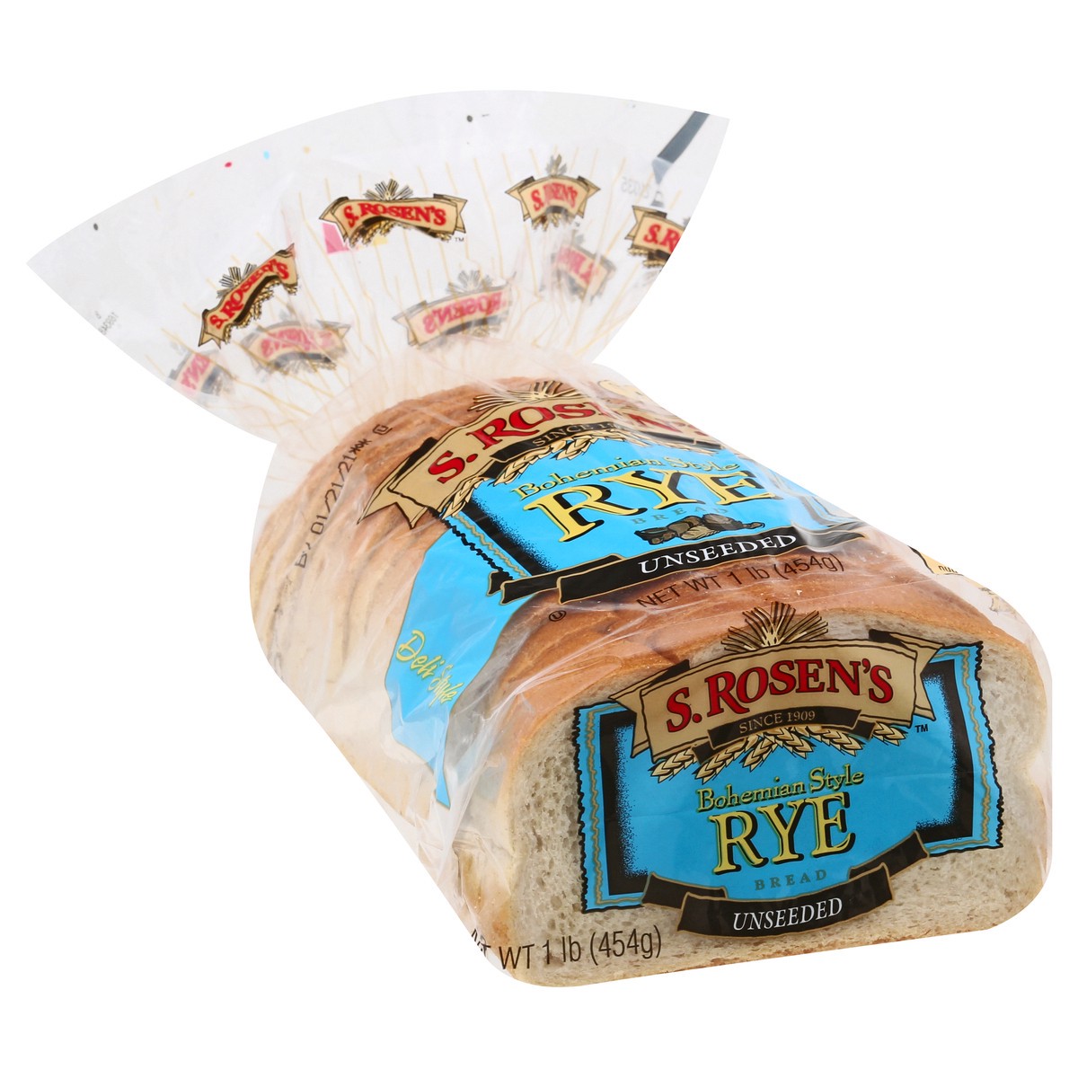 slide 4 of 8, S. Rosen's Bread, Bohemian Style, Rye, Unseeded, Deli Style, 16 oz