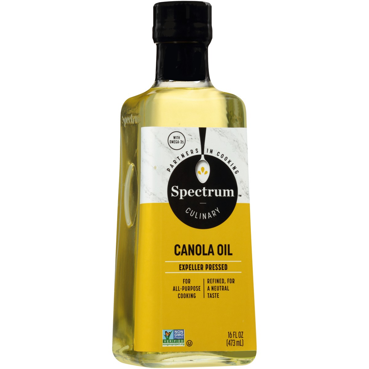 slide 2 of 11, Spectrum Culinary Canola Oil 16 fl. oz. Bottle, 16 fl oz