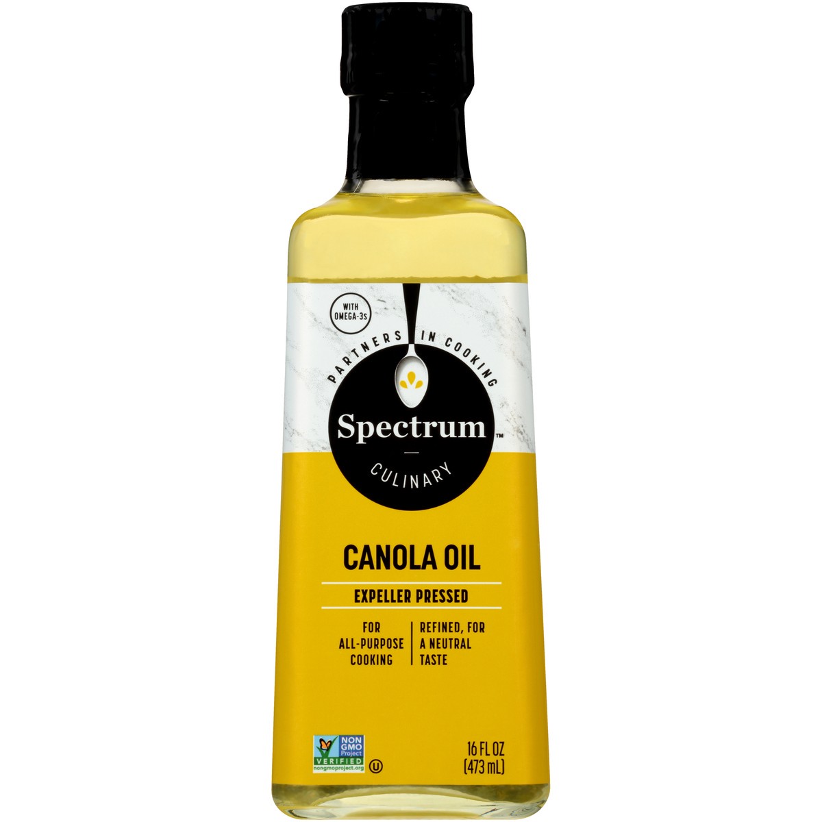 slide 9 of 11, Spectrum Culinary Canola Oil 16 fl. oz. Bottle, 16 fl oz