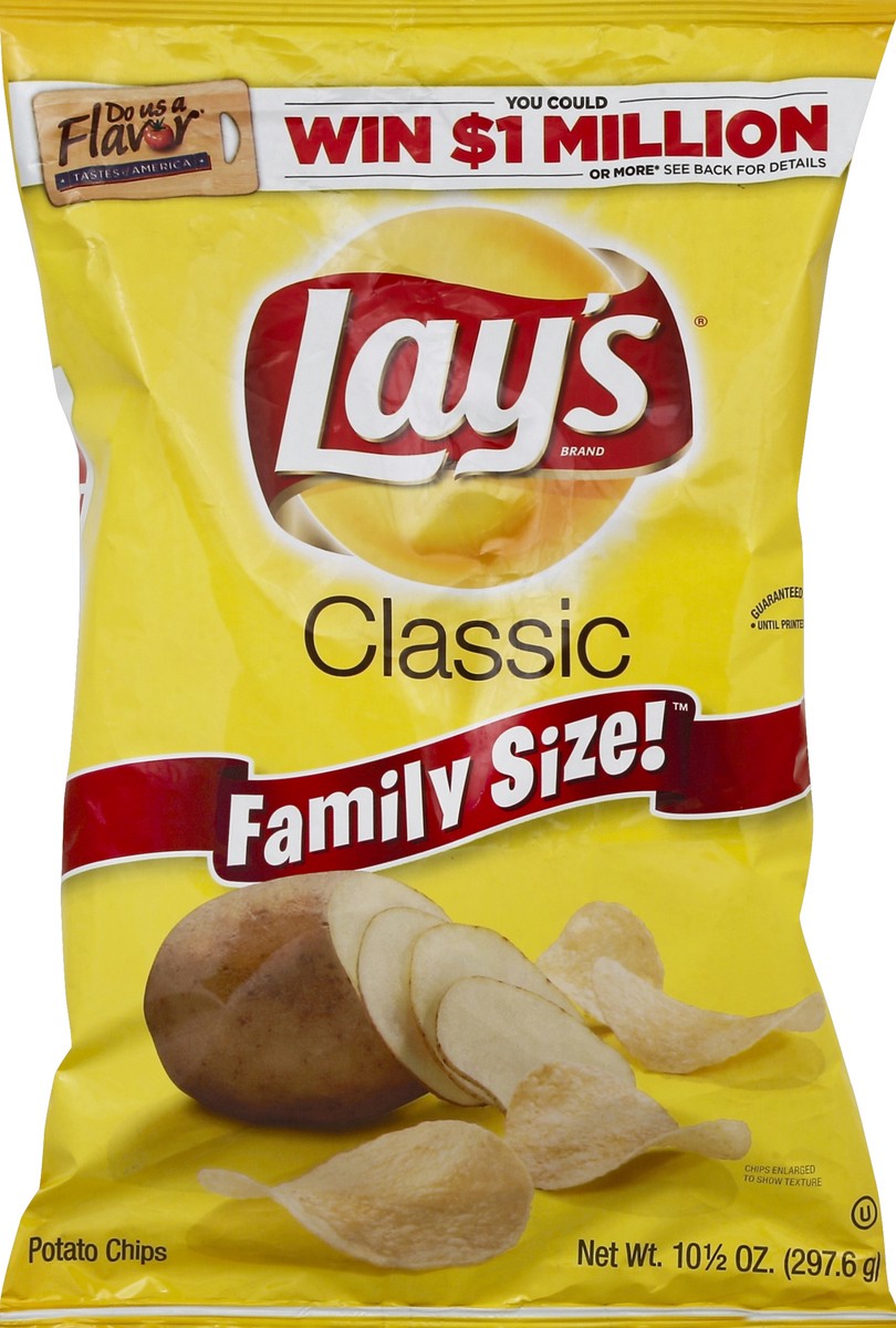 slide 5 of 5, Lay's Classic Potato Chips, 10.5 oz