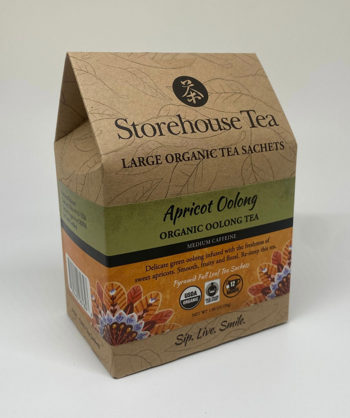 slide 1 of 1, ST Apricot Org Oolong Tea Sachet - 1.06 oz, 1.06 oz