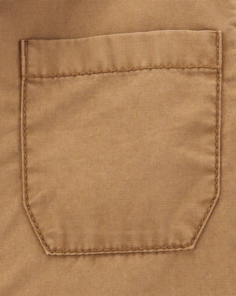 slide 3 of 3, Oshkosh Kid Button-Front Barn Jacket Tan 14, 1 ct