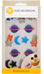 Wilton Icing Decorations Royal Galaxy
