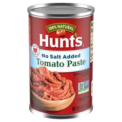 Hunt''s Hunt’s No Salt Added Tomato Paste, 6 oz. Can