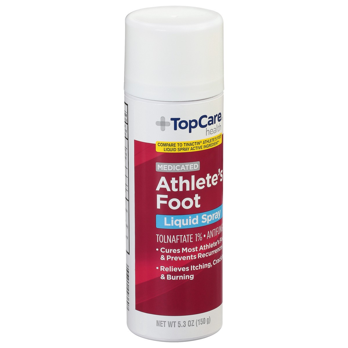 slide 2 of 9, TopCare Health Medicated Athlete's Foot Liquid Spray 5.3 oz, 5.3 oz