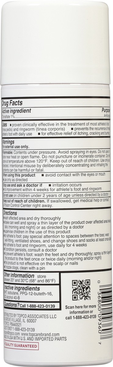 slide 5 of 9, TopCare Health Medicated Athlete's Foot Liquid Spray 5.3 oz, 5.3 oz