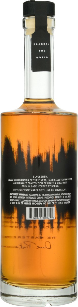 slide 8 of 9, Blackened Whiskey 750 ml, 750 ml