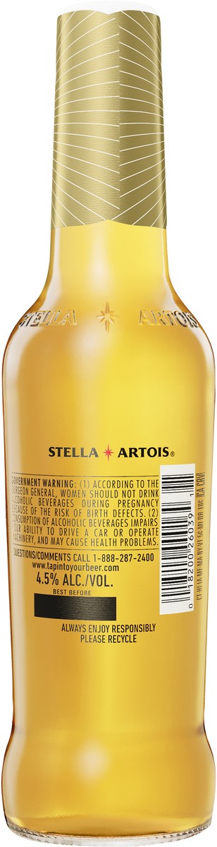 slide 5 of 6, Stella Artois Midnight Lager, 12 oz