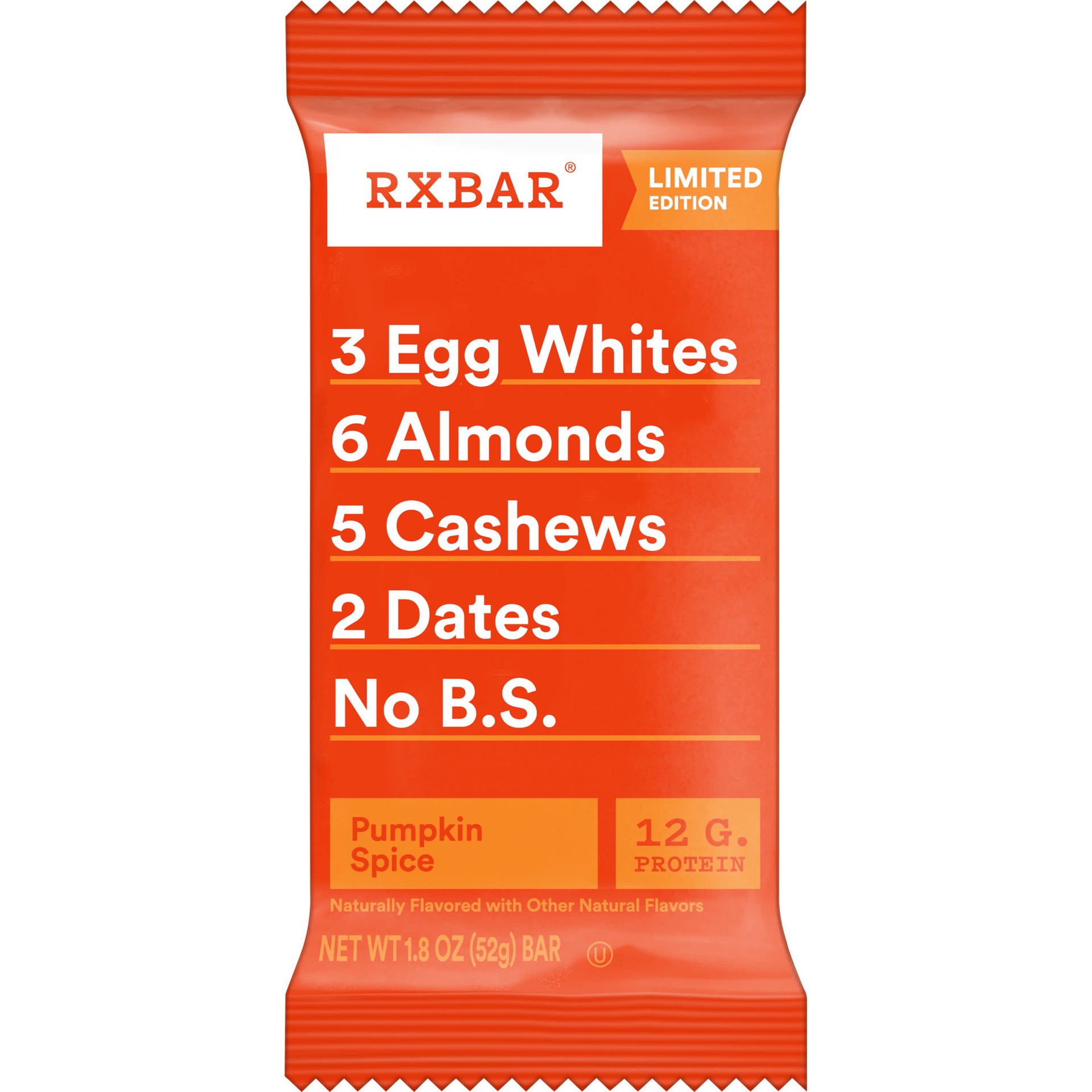 slide 1 of 13, RXBAR Protein Bars, Pumpkin Spice, 1.83 oz, 1.8 oz