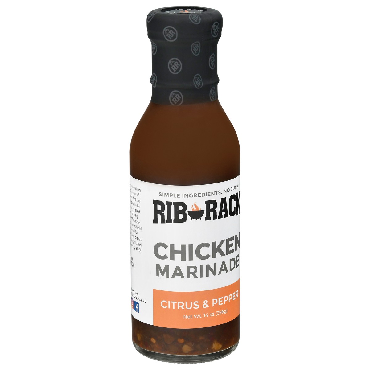 slide 5 of 9, Rib Rack Chicken Citrus & Pepper Marinade 14 oz, 14 oz