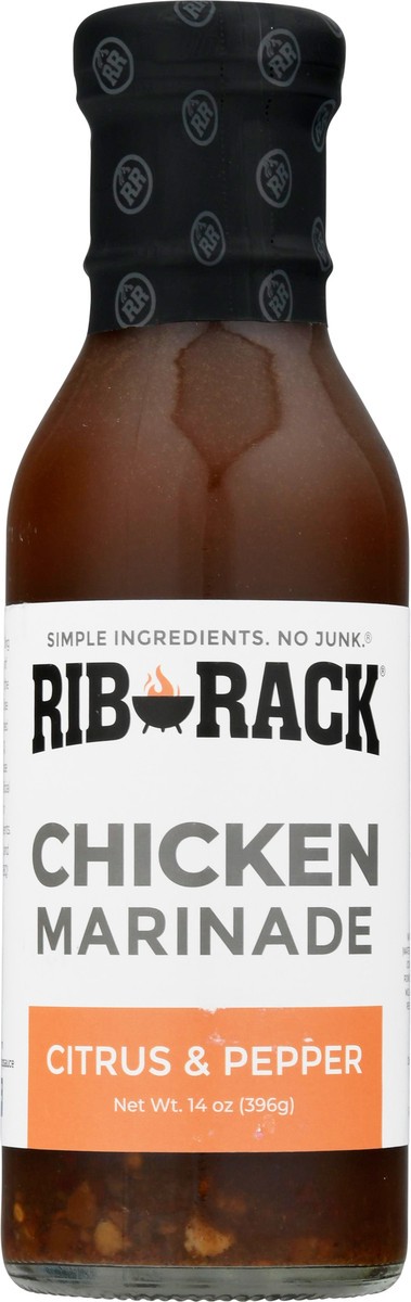 slide 7 of 9, Rib Rack Chicken Citrus & Pepper Marinade 14 oz, 14 oz