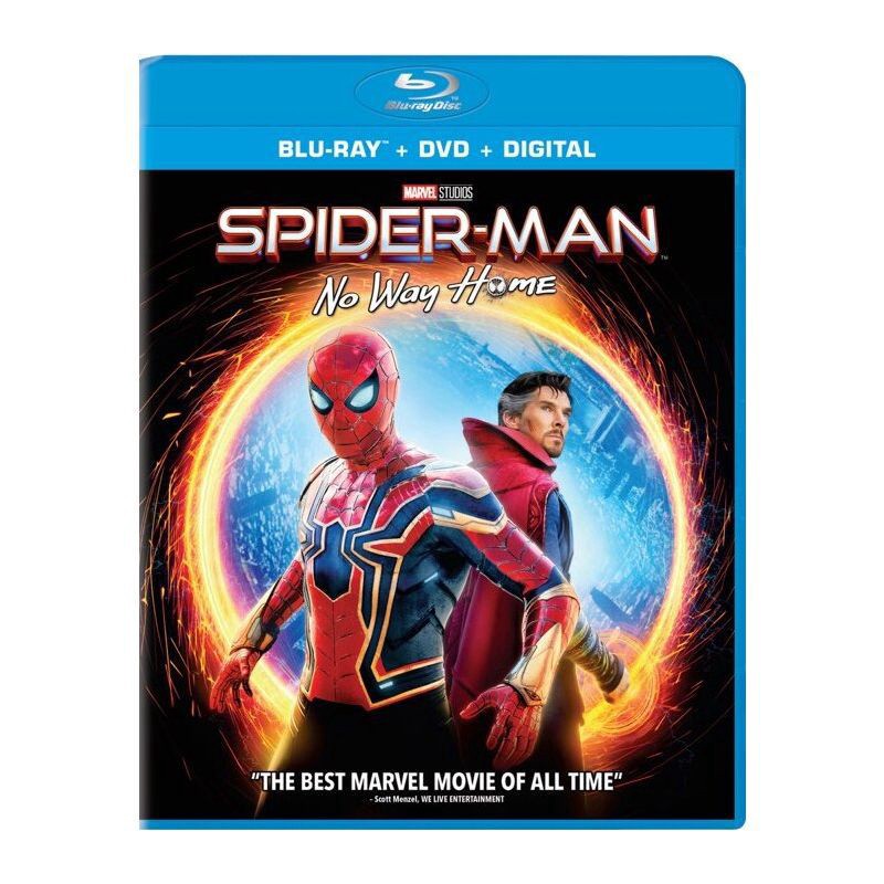 slide 1 of 1, Sony Pictures Spider-Man: No Way Home (Blu-ray + DVD + Digital), 1 ct