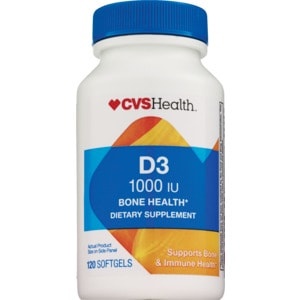 slide 1 of 1, CVS Health Vitamin D Softgels 1000iu, 120 ct