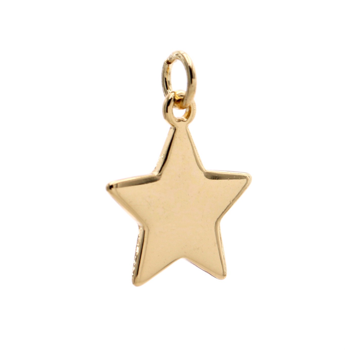 slide 4 of 4, Charmalong 14k Gold Plated Star Charm By Bead Landing, 0.8 in x 0.6 in x 0.2 in