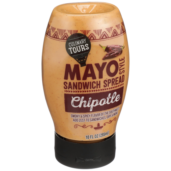 slide 1 of 1, Culinary Tours Chipotle Mayo Style Sandwich Spread, 10 fl oz