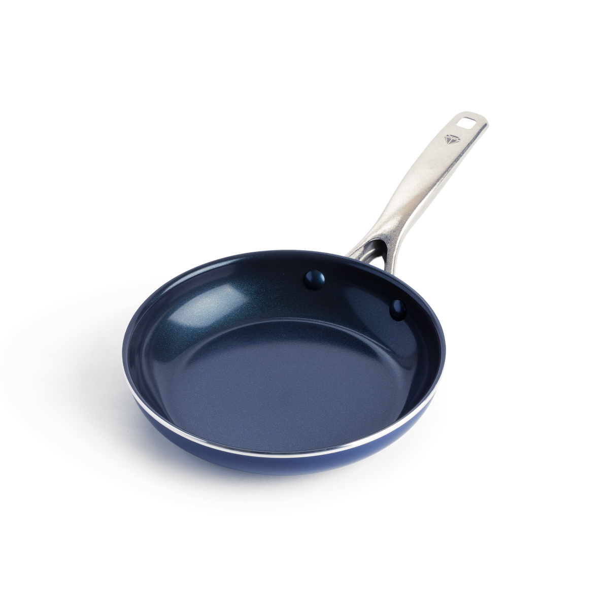 slide 1 of 19, Blue Diamond Open Fry Pan 8 in, 8 in