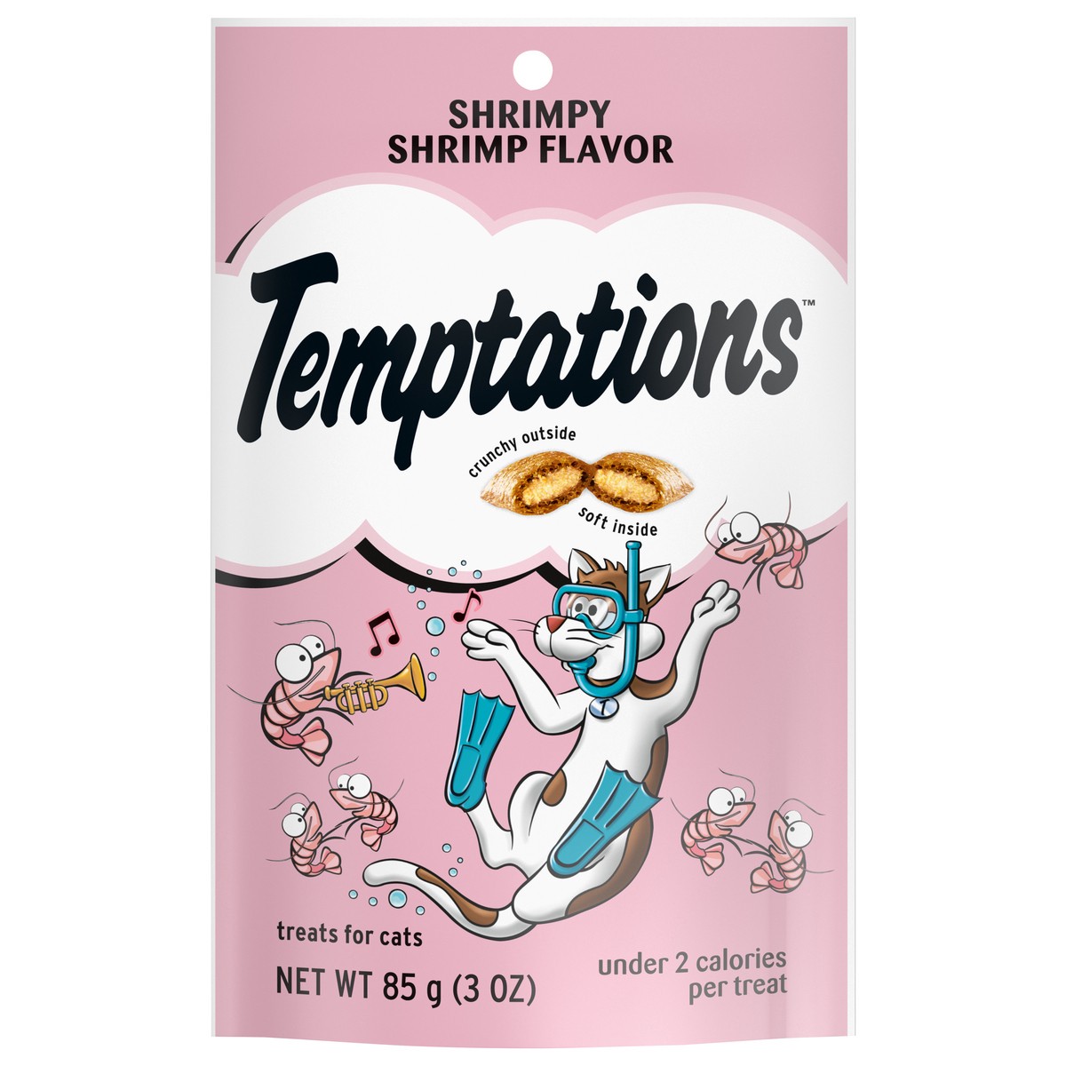 slide 8 of 15, Temptations Shrimpy Shrimp Flavor Treats for Cats 3 oz, 3 oz