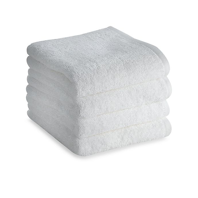 slide 1 of 1, Tranquility Hand Towels - White, 4 ct