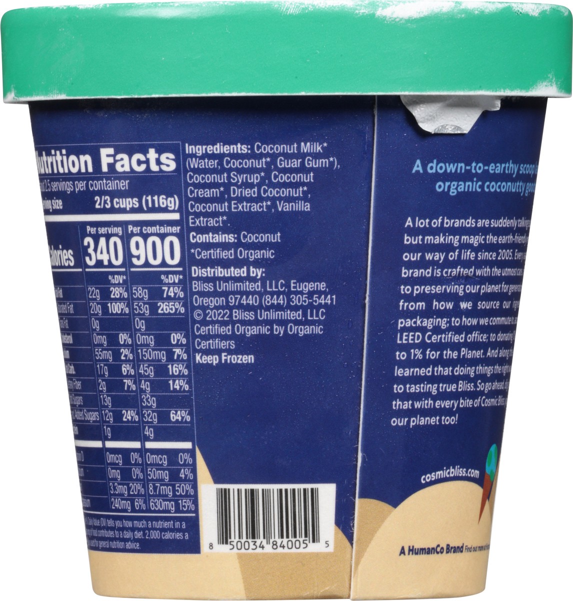 slide 13 of 13, Cosmic Bliss Bliss Naked Coconut Ic,