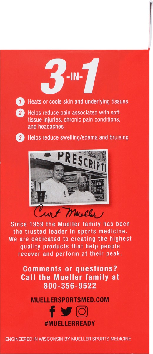 slide 7 of 12, Mueller Reusable Fabric Cold/Hot Pack 1 ea, 1 ct