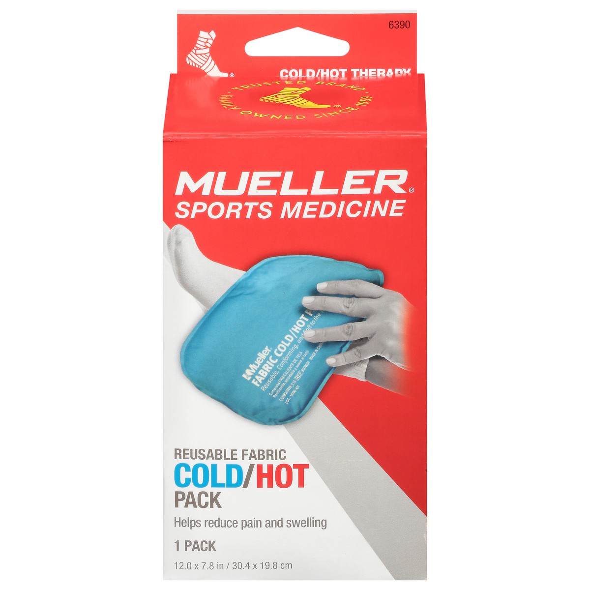 slide 6 of 12, Mueller Reusable Fabric Cold/Hot Pack 1 ea, 1 ct